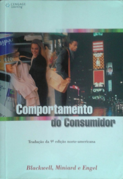 Capa de Comportamento do consumidor - Roger D. Blackwell Paul W. Miniard James F. Engel