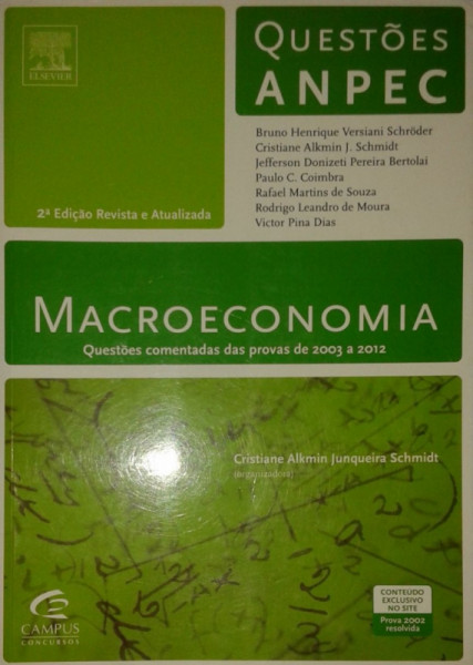 Capa de Macroeconomia - Cristiane Alkmin Junqueira Schmidt (org.)