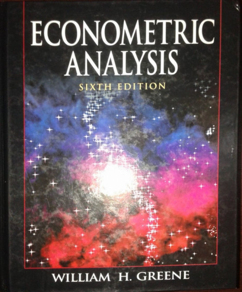 Capa de Econometric analysis - William H. Greene
