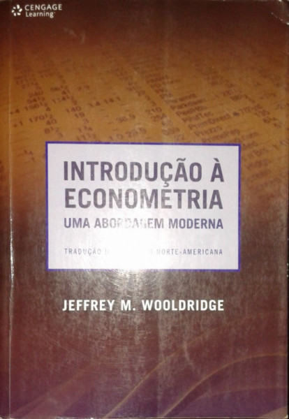 Capa de Introdução à econometria - Jeffrey M. Wooldridge