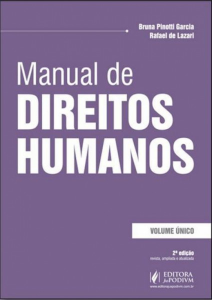 Capa de Manual de Direitos Humanos - Bruna Pinotti Garcia e Rafael de Lazari