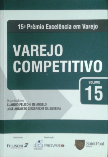 Capa de Varejo competitivo - Claudio Felisoni de Angelo José Augusto Giesbrecht da Silveira Org.