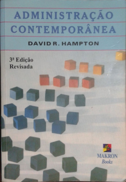 Capa de Administração contemporânea - David R. Hampton