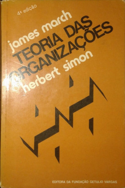 Capa de Teoria das organizações - James March Herbert Simon