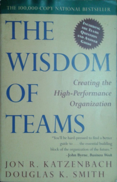 Capa de The wisdom of teams - Jon R. Katzenbach Douglas K. Smith