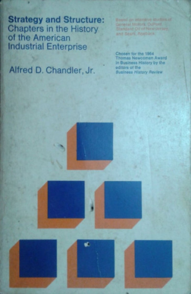 Capa de Strategy and Structure - Alfred D. Chandler Jr.