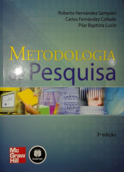 Capa de Metodologia de pesquisa - Roberto Hernández Sampieri Carlos Fernández Collado Pilar Baptista Lucio