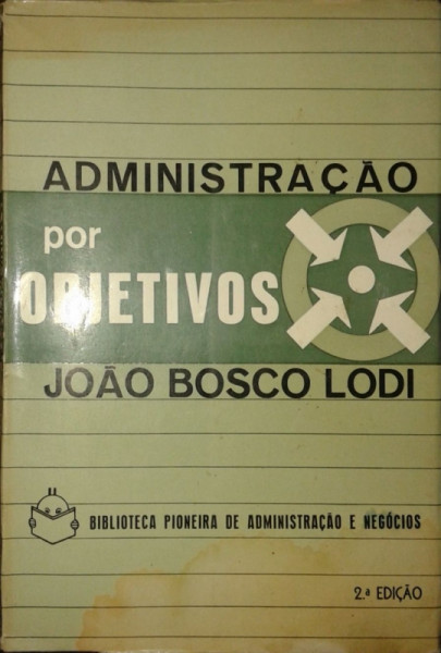 Capa de Administração por objetivos - João Bosco Lodi