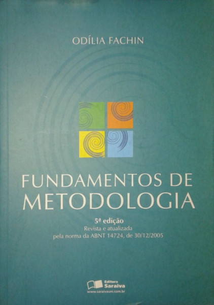 Capa de Fundamentos de metodologia - Odília Fachin