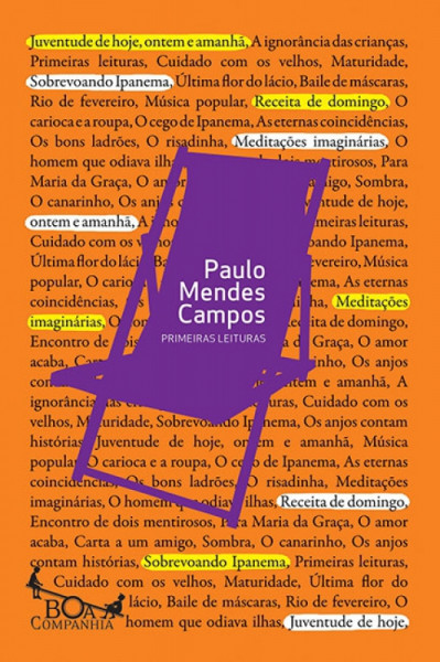 Capa de Primeiras Leituras - Paulo Mendes Campos