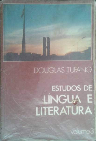 Capa de Estudos de língua e literatura - Douglas Tufano