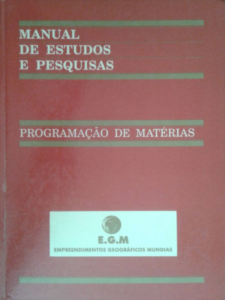 Capa de Manual de estudos e pesquisas - História geral - do brasil - geografia geral - do brasil - 