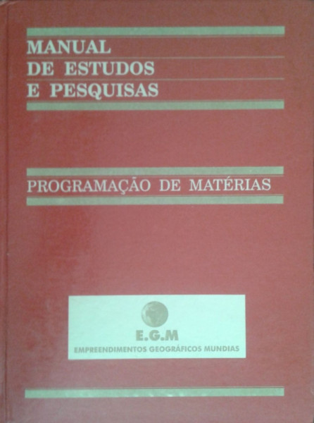Capa de Manual de pesquisas - Matemática - Desenho - 