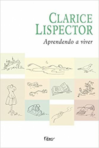 Capa de Aprendendo a viver - Clarice Lispector