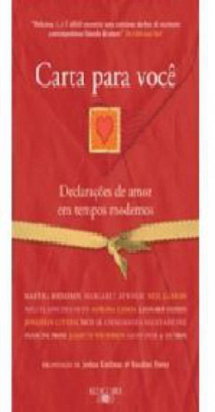 Capa de Carta Para Você - Josgua Knelman | Rosalind Porter