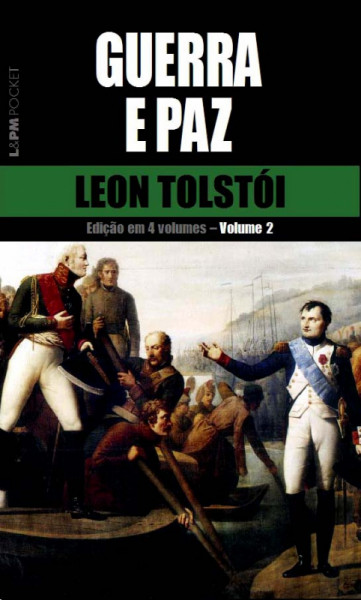 Capa de Guerra e paz volume 2 - Leon Tolstói [Liev Tolstói]