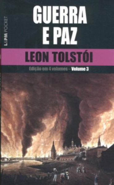 Capa de Guerra e paz volume 3 - Leon Tolstói [Liev Tolstói]