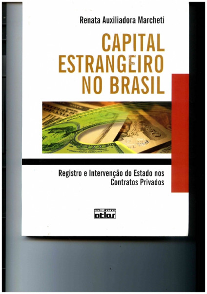 Capa de CAPITAL ESTRANGEIRO NO BRASIL - Renata Auxiliadora Marcheti