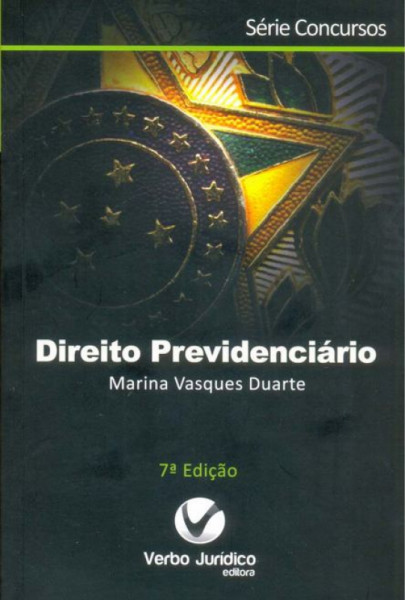 Capa de Direito Previdenciário - Marina Vasques Duarte