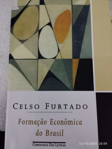 Capa de Formação econômica do Brasil - Celso Furtado