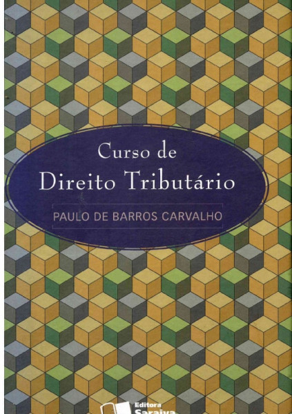 Capa de Curso de direito tributário - Paulo Barros Carvalho