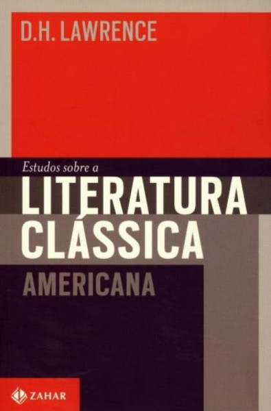Capa de Estudos sobre a literatura clássica americana - D. H. Lawrence