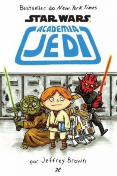 Capa de Star Wars - Academia Jedi - Jeffrey Brown
