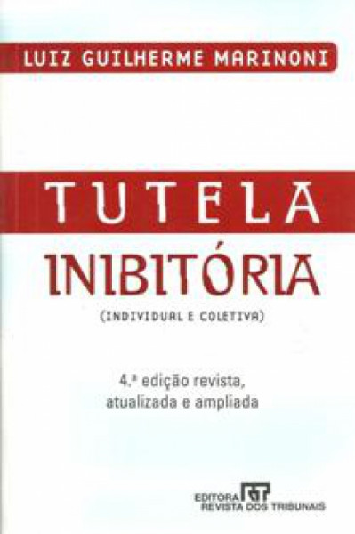 Capa de Tutela inibitória - Luiz Guilherme Marinoni