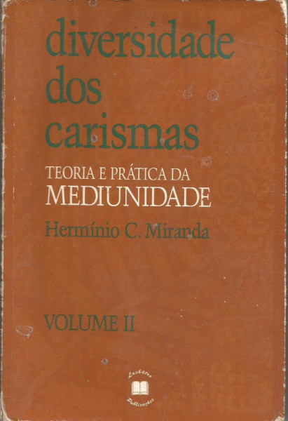 Capa de Diversidade dos carismas - Hermínio C. Miranda
