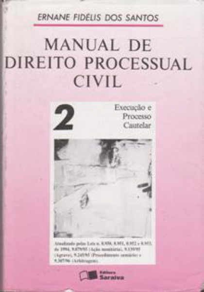 Capa de Manual de direito processual civil volume 2 - Ernane Fidélis dos Santos