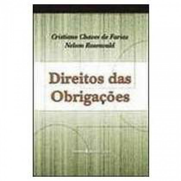 Capa de Direito das obrigações - Cristiano Chaves de Farias; Nelson Rosenvald