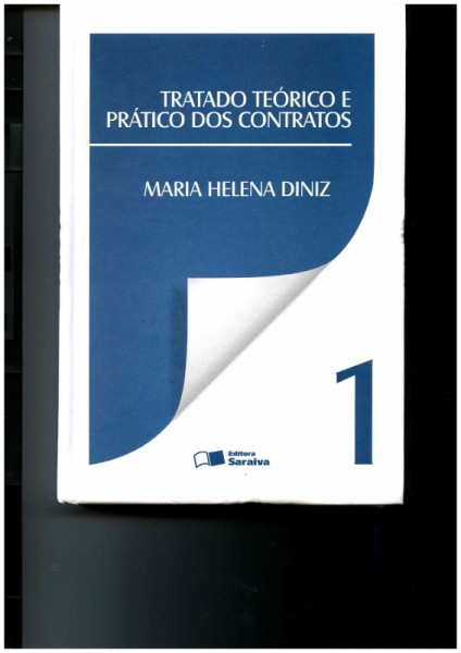 Capa de Tratado teórico e prático dos contratos volume 1 - Maria Helena Diniz