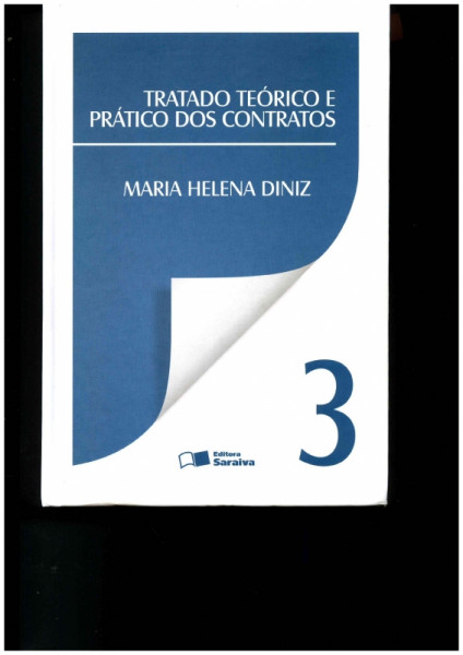 Capa de Tratado teórico e prático dos contratos volume 3 - Maria Helena Diniz