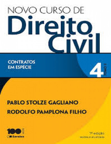 Capa de Novo curso de direito civil volume 4 tomo 2 - Pablo Stolze Gagliano; Rodolfo Pamplona Filho