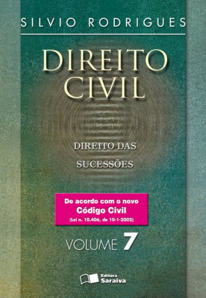 Capa de Direito civil volume 7 - Silvio Rodrigues