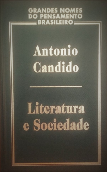 Capa de Literatura e sociedade - Antonio Candido
