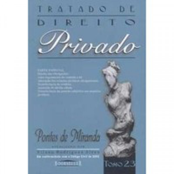 Capa de Tratado de direito privado tomo 23 - Pontes de Miranda