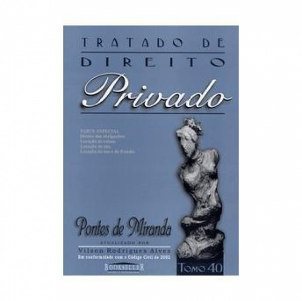 Capa de Tratado de direito privado tomo 40 - Pontes de Miranda