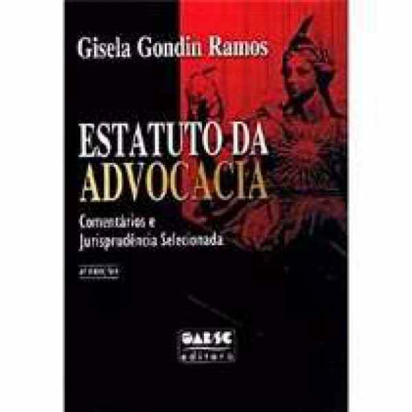Capa de Estatuto da Advocacia - Giselia Gondin Ramos