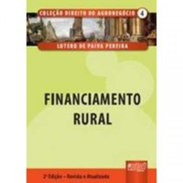 Capa de Financiamento Rural - Lutero de Paiva Pereira