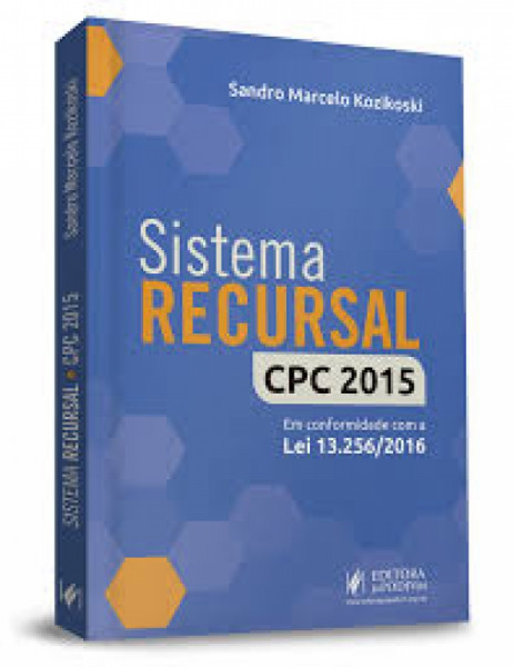 Capa de Sistema Recursal - Sandro Marcelo Kozikoski