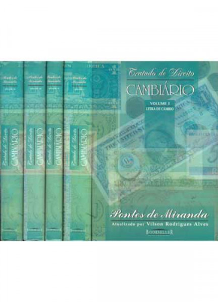 Capa de Tratado de direito cambiário volume 4 - Pontes de Miranda