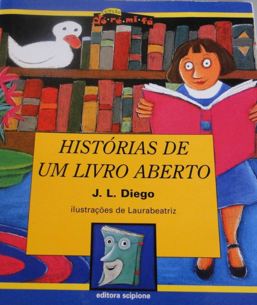 Capa de Histórias de Um Livro Aberto - J. L. Diego