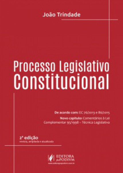 Capa de Processo legislativo constitucional - João Trindade