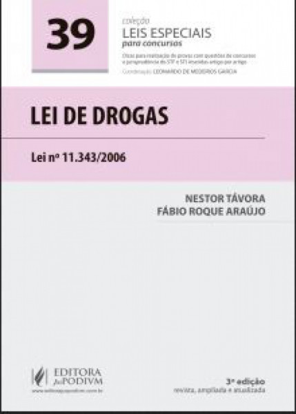 Capa de Lei de Drogas - Nestor Távora e Fábio Roque Araújo