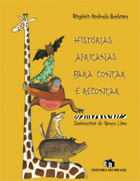 Capa de Histórias africanas para contar e recontar - Rogério Andrade Barbosa