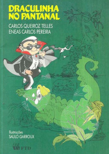 Capa de Draculinha no Pantanal - Carlos Q. Telles; Enéas C. Pereira
