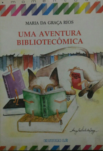Capa de Uma Aventura Bibliotecômica - Maria da Graça Rios