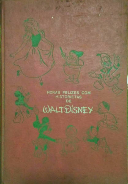 Capa de Horas Felizes Com Historietas de WaltDisney - Walt Disney