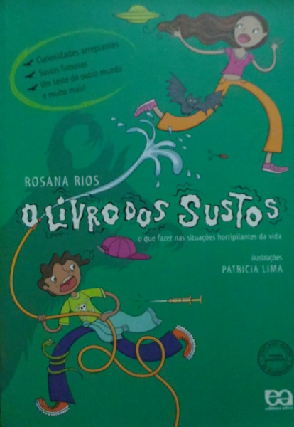 Capa de O livro dos sustos - Rosana Rios